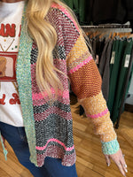 Color Block Cardigan