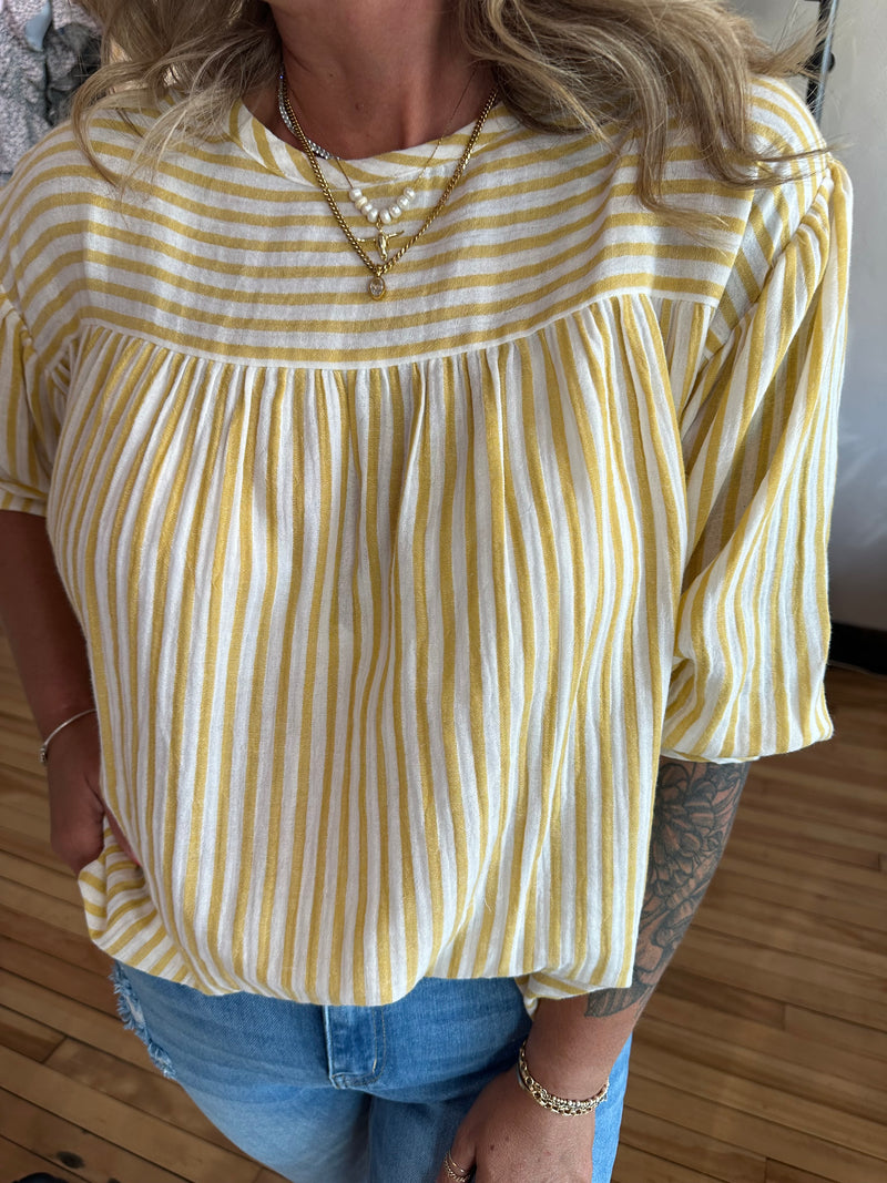 Honey Striped Blouse