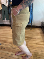Mocha Midi Cargo Skirt