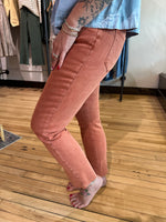 Rust Cropped Straight Pant