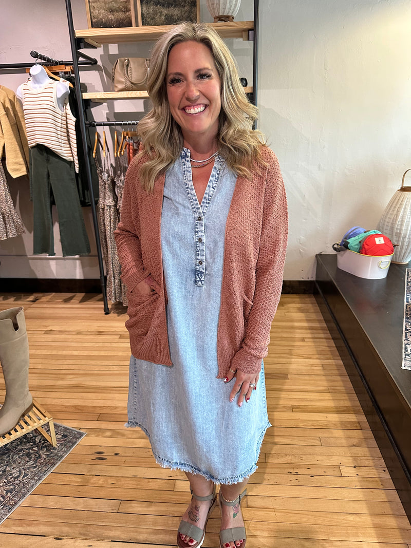Kimono Clay Cardigan