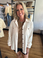 Ivory Button Up