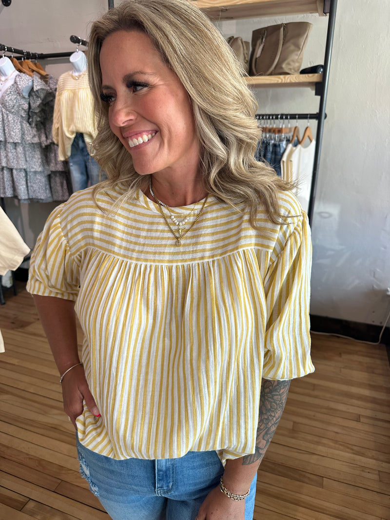 Honey Striped Blouse
