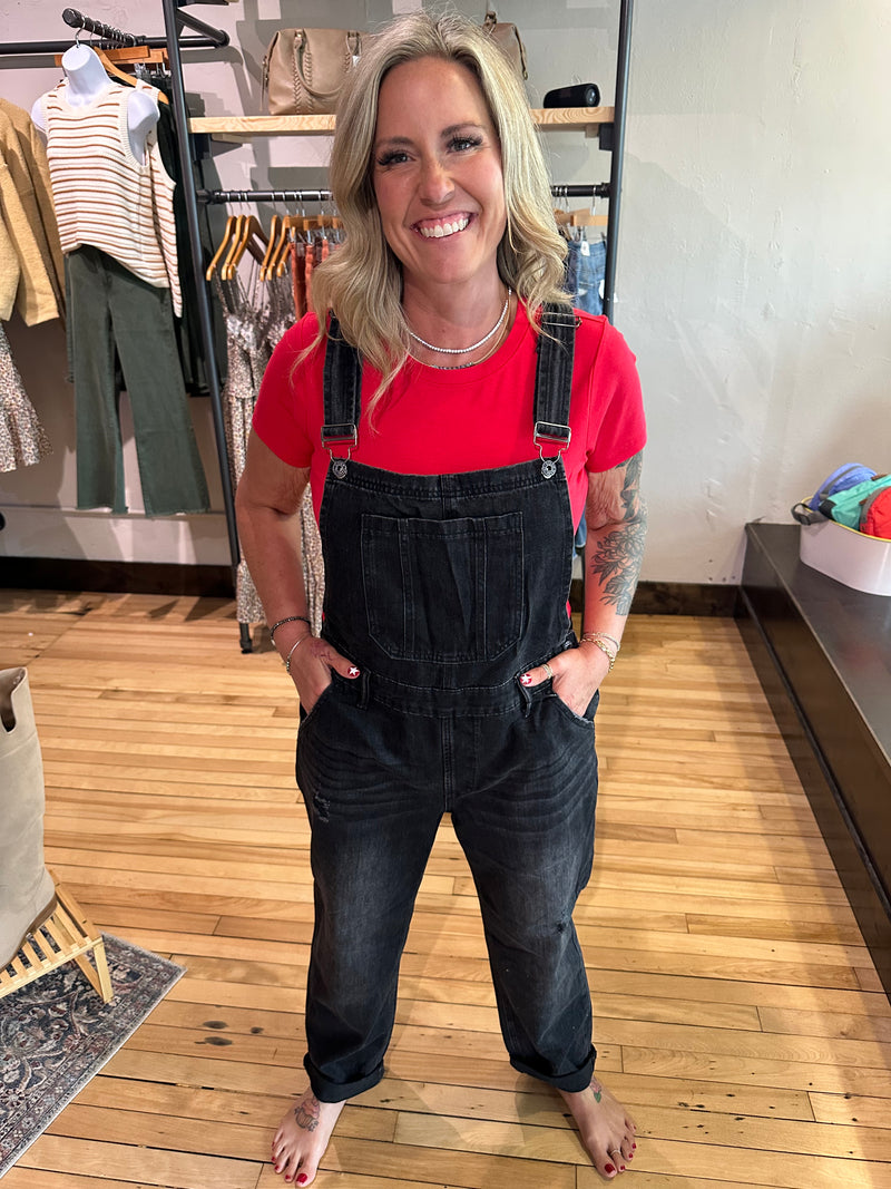 Black Risen Overalls
