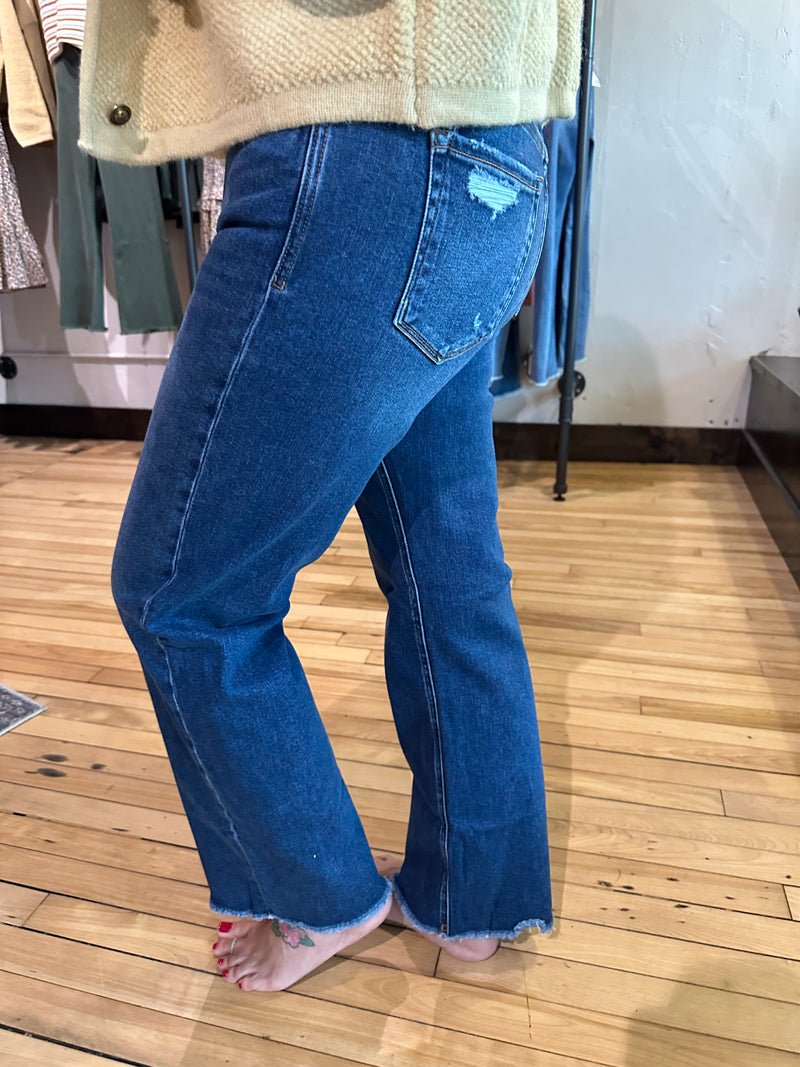Straight Cropped Denim Pant