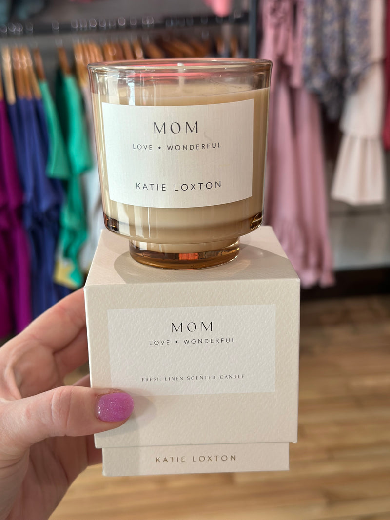 Mom Glass Candle