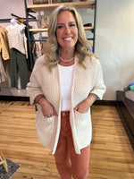 Oversized Sand Cardigan