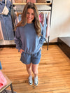Navy Crewneck Sweatshirt