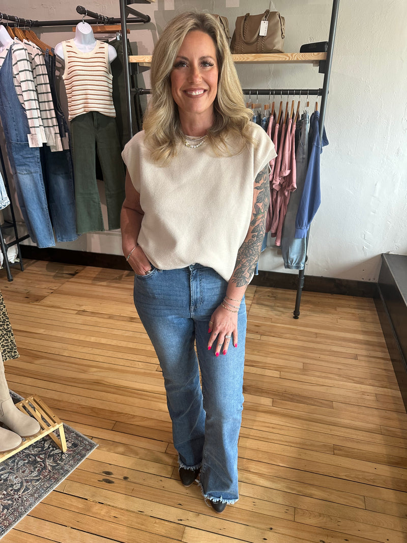 Oversized Sweater Vest
