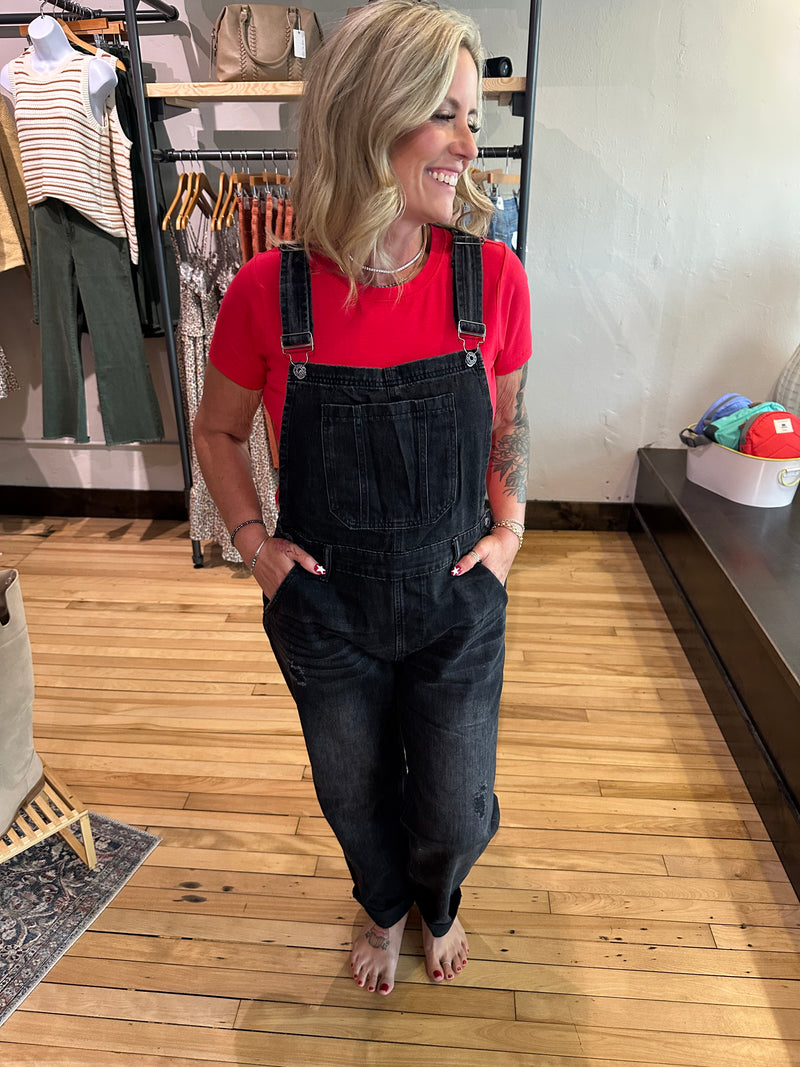Black Risen Overalls