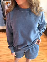 Navy Crewneck Sweatshirt