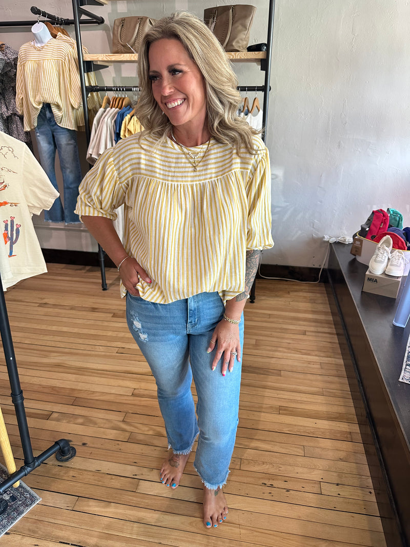 Honey Striped Blouse