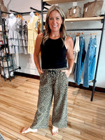 Leopard Twill Pant