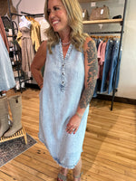 Denim Tencel Midi