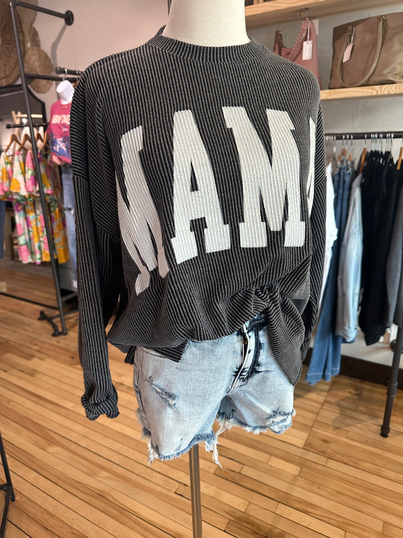 Mama Ribbed Longsleeve