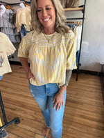 Honey Striped Blouse