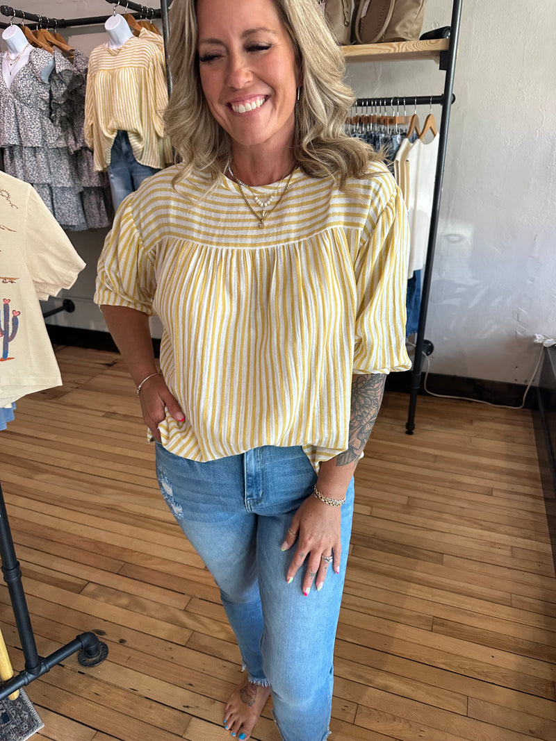 Honey Striped Blouse