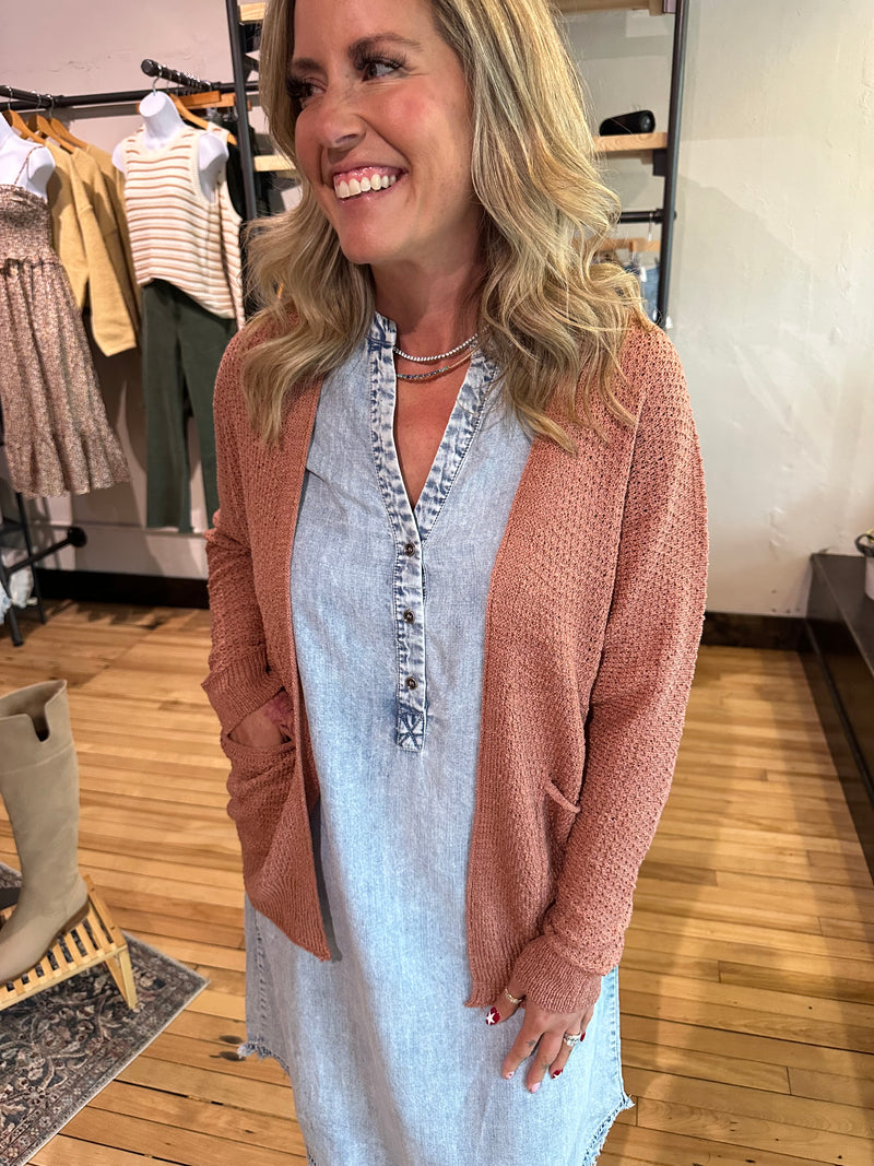 Kimono Clay Cardigan