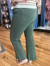Dark Olive Bootcut Pant