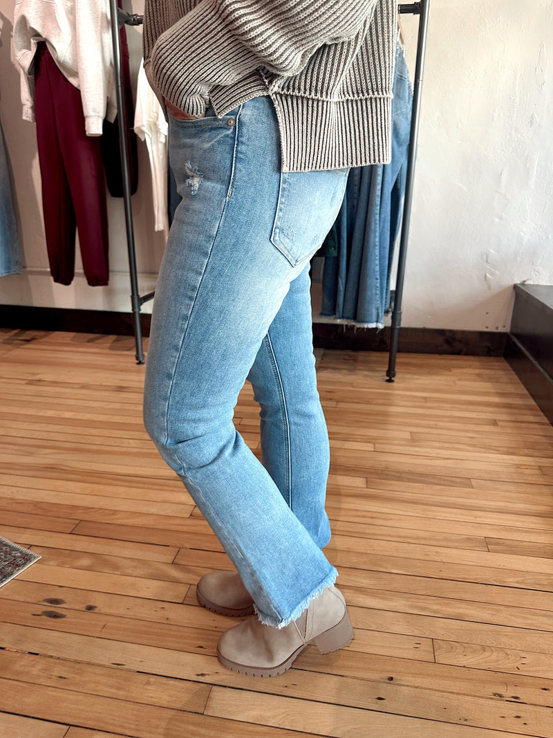 Zenana Cropped Denim
