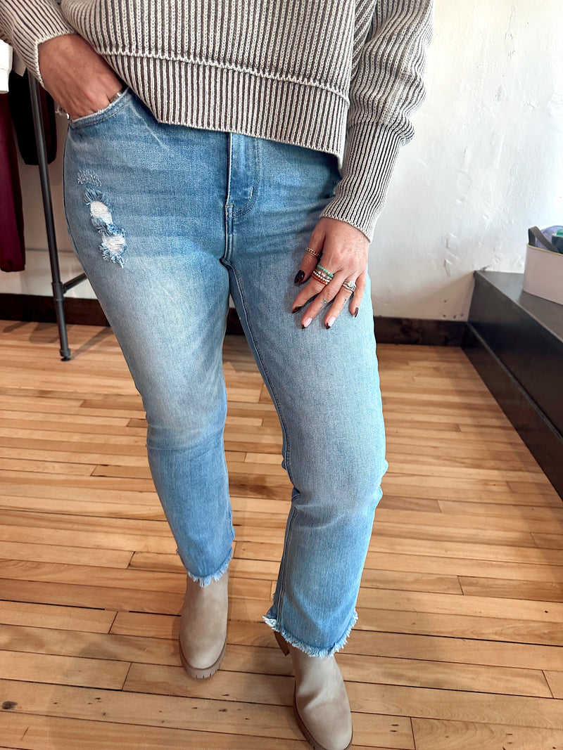 Zenana Cropped Denim