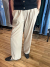 Khaki Pleated Dress Pant
