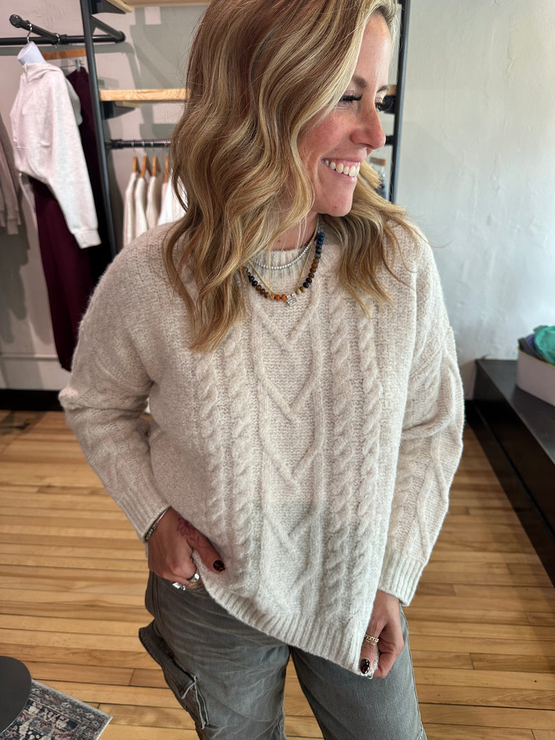 Timeless Cable Sweater