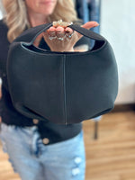 Suede Handbag + Crossbody