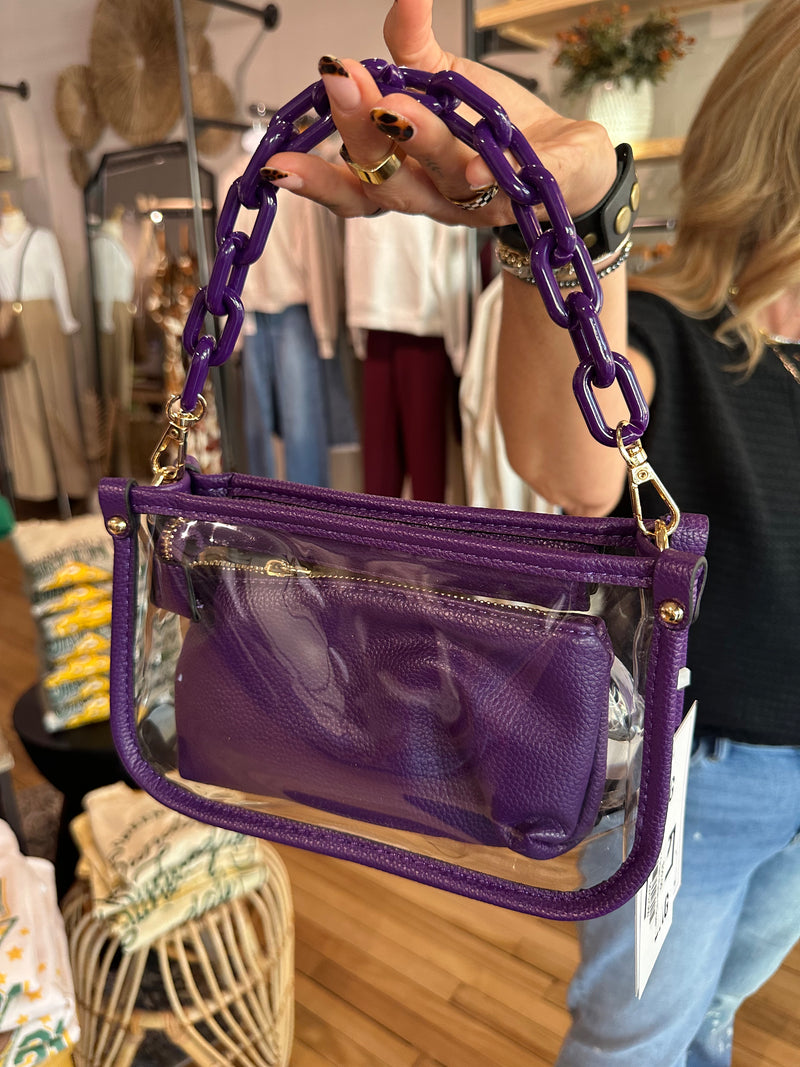 Clear Chain Purse
