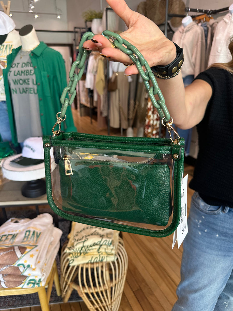Clear Chain Purse